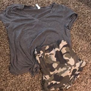 Camo pj set
